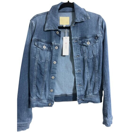 AG ADRIANO GOLDSCHMIED Denim Robyn Jacket NEW size Medium - Picture 2 of 14